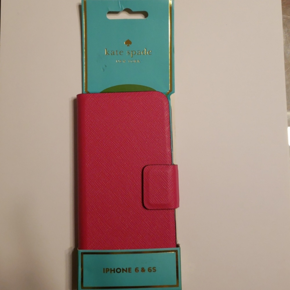 Kate Spade Leather Wrap Folio Iphone Case 6/6s